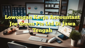 Lowongan Kerja Accountant Joe Green Pte Ltd Di Jawa Tengah