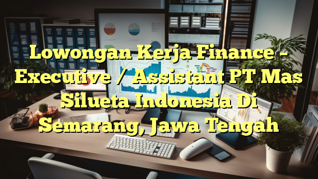 Lowongan Kerja Finance – Executive / Assistant PT Mas Silueta Indonesia Di Semarang, Jawa Tengah