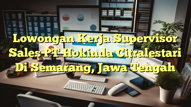 Lowongan Kerja Supervisor Sales PT Hokinda Citralestari Di Semarang, Jawa Tengah