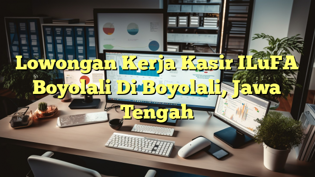 Lowongan Kerja Kasir ILuFA Boyolali Di Boyolali, Jawa Tengah