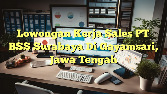 Lowongan Kerja Sales PT BSS Surabaya Di Gayamsari, Jawa Tengah