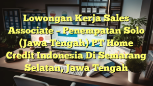 Lowongan Kerja Sales Associate – Penempatan Solo (Jawa Tengah) PT Home Credit Indonesia Di Semarang Selatan, Jawa Tengah