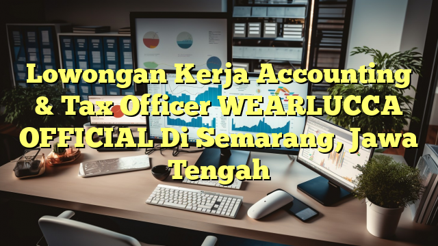 Lowongan Kerja Accounting & Tax Officer WEARLUCCA OFFICIAL Di Semarang, Jawa Tengah