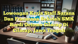 Lowongan Kerja Staff Sarana Dan Prasarana Sekolah SMK Boedi Oetomo Cilacap Di Cilacap, Jawa Tengah