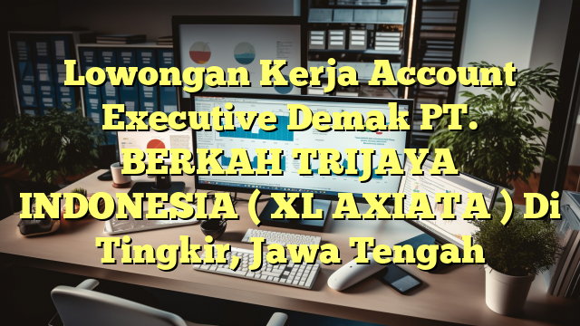 Lowongan Kerja Account Executive Demak PT. BERKAH TRIJAYA INDONESIA ( XL AXIATA ) Di Tingkir, Jawa Tengah