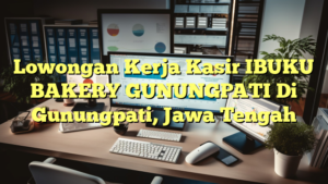 Lowongan Kerja Kasir IBUKU BAKERY GUNUNGPATI Di Gunungpati, Jawa Tengah