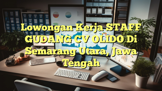 Lowongan Kerja STAFF GUDANG CV OLIDO Di Semarang Utara, Jawa Tengah