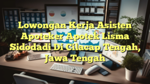 Lowongan Kerja Asisten Apoteker Apotek Lisma Sidodadi Di Cilacap Tengah, Jawa Tengah