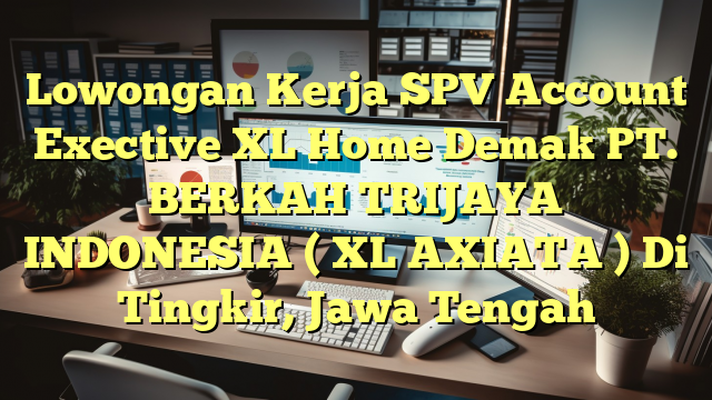 Lowongan Kerja SPV Account Exective XL Home Demak PT. BERKAH TRIJAYA INDONESIA ( XL AXIATA ) Di Tingkir, Jawa Tengah