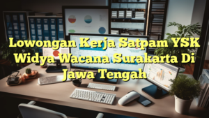 Lowongan Kerja Satpam YSK Widya Wacana Surakarta Di Jawa Tengah