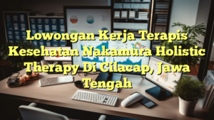 Lowongan Kerja Terapis Kesehatan Nakamura Holistic Therapy Di Cilacap, Jawa Tengah