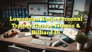 Lowongan Kerja Personal Trainer Gatsoe Fitness & Billiard Di