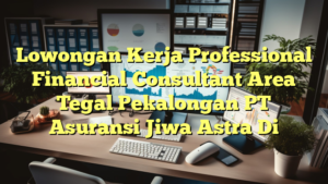 Lowongan Kerja Professional Financial Consultant Area Tegal Pekalongan PT Asuransi Jiwa Astra Di