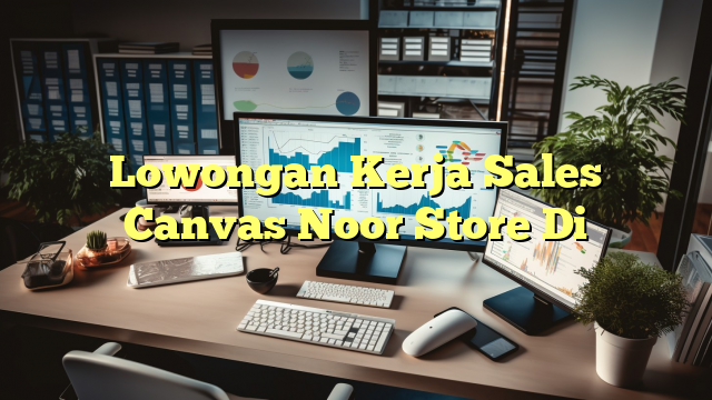 Lowongan Kerja Sales Canvas Noor Store Di