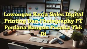 Lowongan Kerja Sales Digital Printing Dan Photography PT Perdana Bangun Pusaka Tbk Di