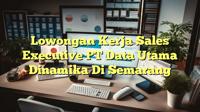 Lowongan Kerja Sales Executive PT Data Utama Dinamika Di Semarang