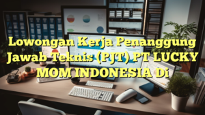 Lowongan Kerja Penanggung Jawab Teknis (PJT) PT LUCKY MOM INDONESIA Di