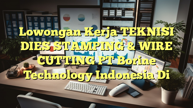 Lowongan Kerja TEKNISI DIES STAMPING & WIRE CUTTING PT Borine Technology Indonesia Di