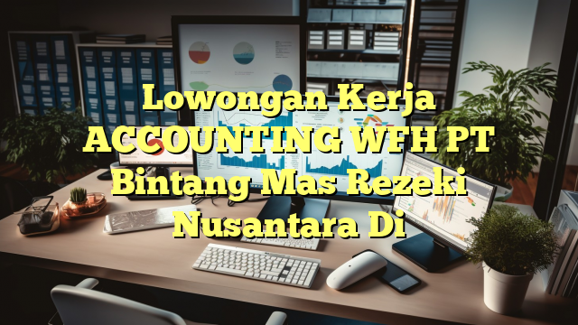 Lowongan Kerja ACCOUNTING WFH PT Bintang Mas Rezeki Nusantara Di