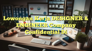 Lowongan Kerja DESIGNER & ENGINEER Company Confidential Di