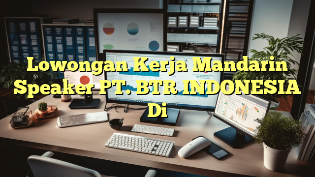 Lowongan Kerja Mandarin Speaker PT. BTR INDONESIA Di