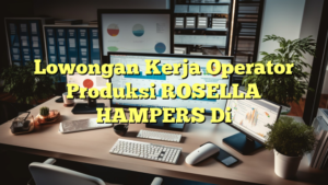 Lowongan Kerja Operator Produksi ROSELLA HAMPERS Di