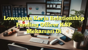 Lowongan Kerja Relationship Funding Officer KSP Mekarsari Di