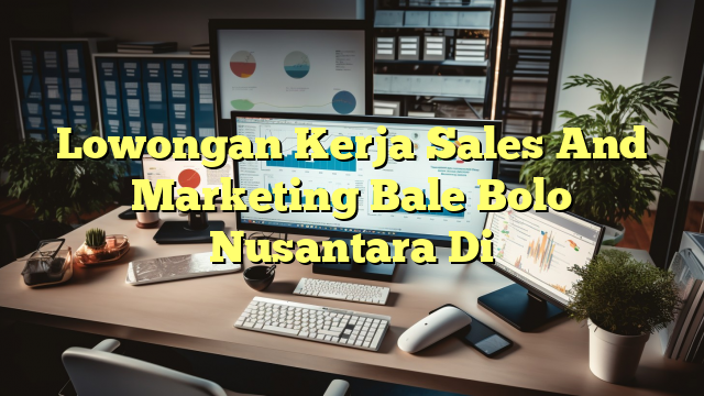 Lowongan Kerja Sales And Marketing Bale Bolo Nusantara Di